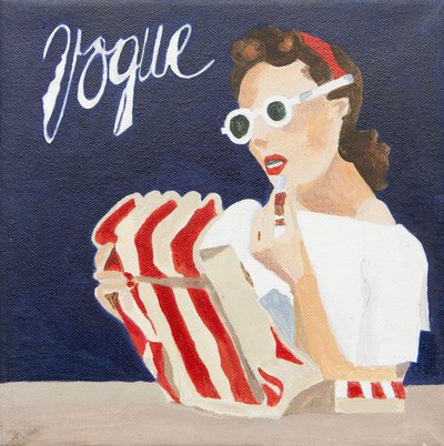 Vogue cover (acryl) door Jennifer Abbott