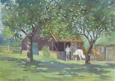 Paarden Weg Van De Vliegen door Jennifer Wright