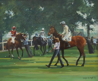 De paddock, Windsor Races door Jennifer Wright