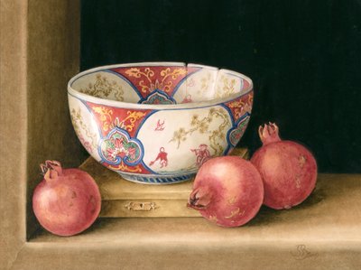 Granaatappel en kom door Jenny Barron