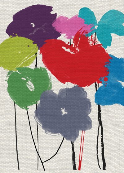 Gedrukte Bloemen door Jenny Frean