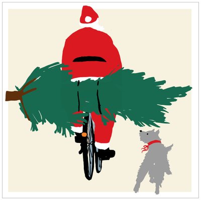 Opgepoetste Kerstman door Jenny Frean
