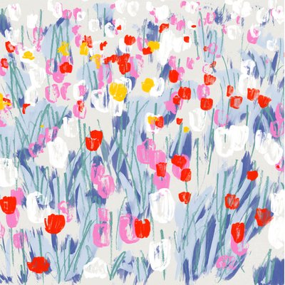 Tulpenveld door Jenny Frean