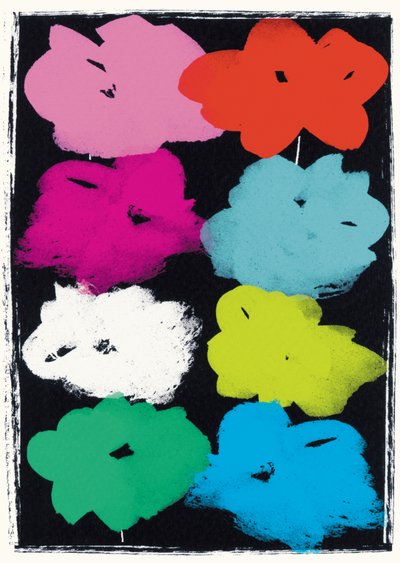 Warhole Bloemen door Jenny Frean