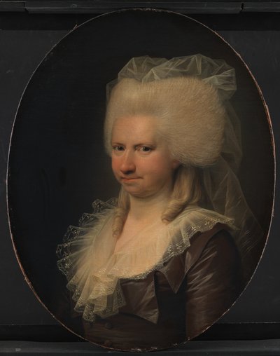 Charlotte Sophie Gerner, geb. Rasch, echtgenote van Henrik Gerner door Jens Juel