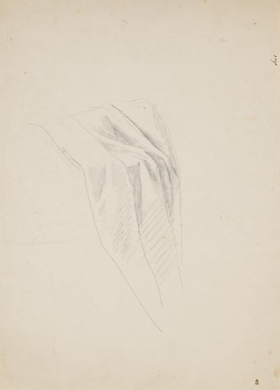 Draperiestudie door Jens Juel