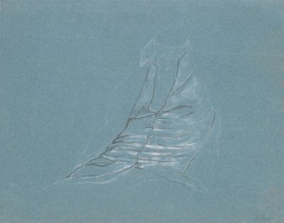 Herenvest in zijde, studie voor het portret van Jean-Alphonse Turrettini door Jens Juel