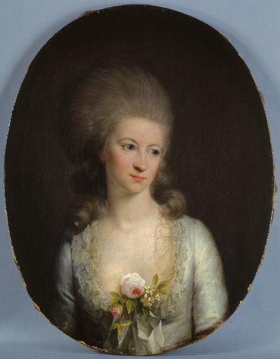 Portret van Eleonore V. Hennings door Jens Juel