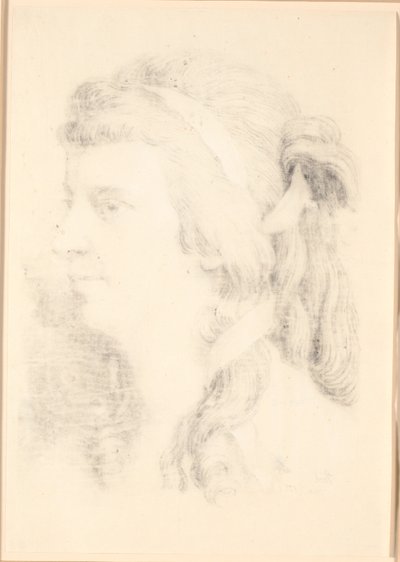 Portret van Henriette Frederikke Moe door Jens Juel