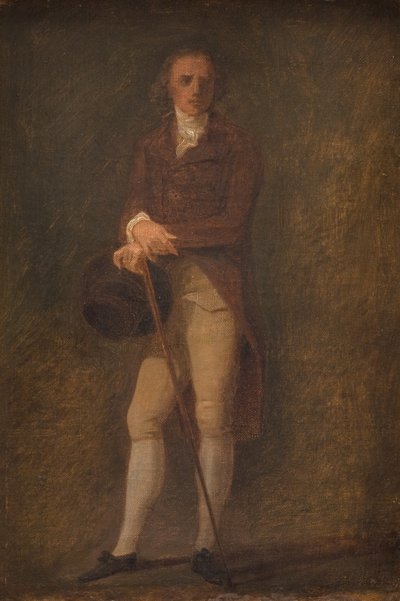 Portretschets. De schilder N.A. Abildgaard (?) door Jens Juel