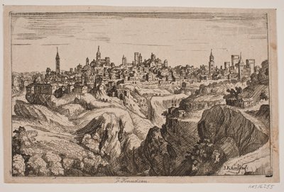 Een bergstad door Jens Knudsen