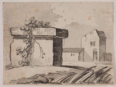 Ruin en Huis door Jens Petersen Lund