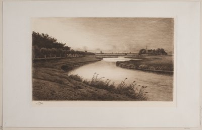Rivierlandschap door Jensen