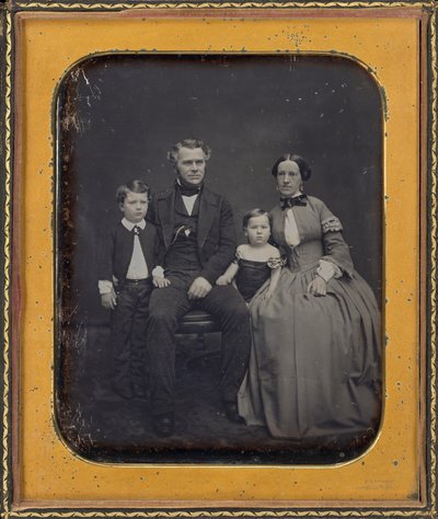 Portret van een familie door Jeremiah Gurney