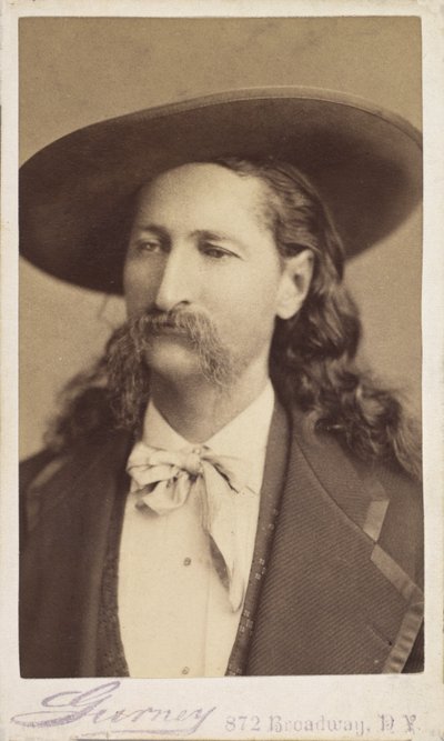 Wild Bill Hickok, pub. 1873 (foto) door Jeremiah Gurney
