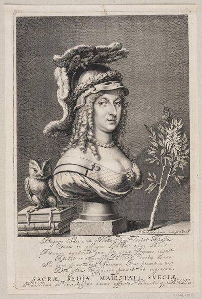 Koningin Christina van Zweden door Jeremias Falck