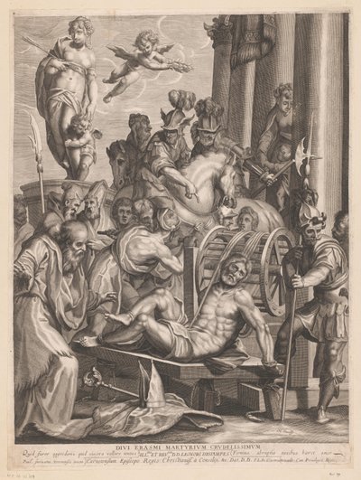 Martelaarschap van H. Erasmus door Jerôme David