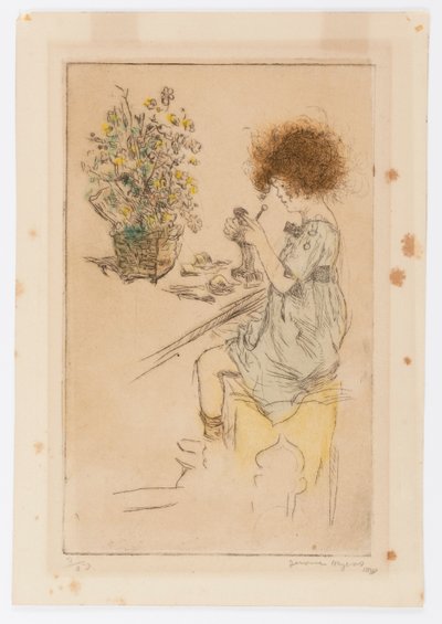 Zonder titel (meisje) door Jerome Myers