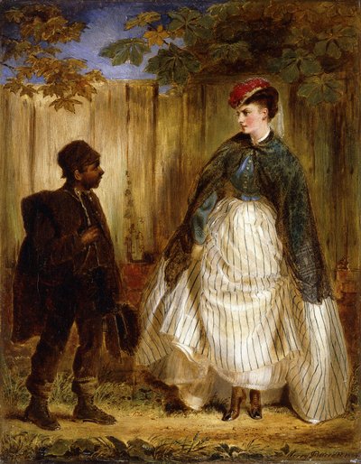 Te dichtbij voor comfort, 1869 door Jerry Barrett