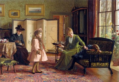 Toen we elkaar voor het eerst ontmoetten door Jessica Hayllar (1858-1940) door Jessica Hayllar