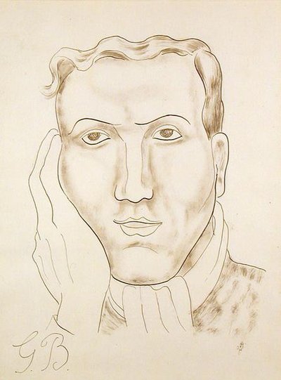 Portret van George Barker door Jessica Stewart Dismorr