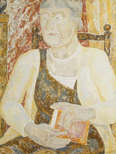 Portret van mevrouw Ody met een boek door Jessica Stewart Dismorr