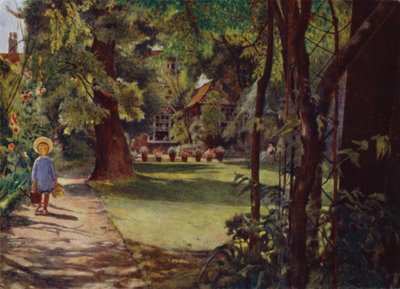 Kelmscott House, De Tuin, kijkend vanaf de Rivier door Jessie MacGregor