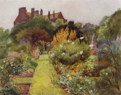Physicke Garden, Chelsea, Uitzicht op de tuin door Jessie MacGregor