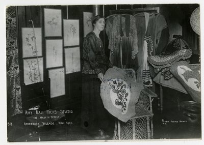 Amy Mali Hicks Studio door Jessie Tarbox Beals