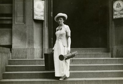 Beals aan het werk door Jessie Tarbox Beals