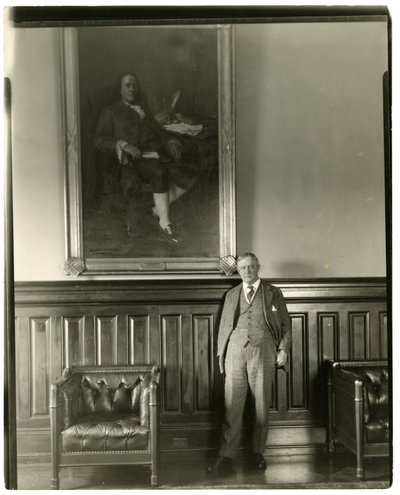 Voormalig postmeester-generaal, Harry S New, c.1905-37 door Jessie Tarbox Beals