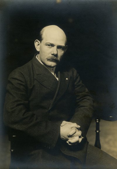Gutzon Borglum, ca. 1904-12 door Jessie Tarbox Beals