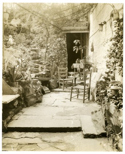 Huis van George & Mary Stonehill, kunstenaars, Greenwich Village, New York, USA, ca. 1936-37 door Jessie Tarbox Beals