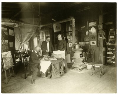 Van links naar rechts: Cullen Yates - verborgen - Walter Dean door Jessie Tarbox Beals