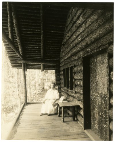Mevrouw Edward McDowell Marian Griswold (Nevins) MacDowell, Peterboro NH, McDowell MacDowell Colony door Jessie Tarbox Beals