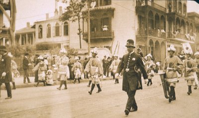 New Orleans, Mardi Gras, c.1905 door Jessie Tarbox Beals
