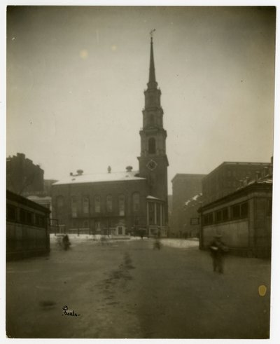 Park St Church, Boston, Mass, USA, ca. 1902-10 door Jessie Tarbox Beals