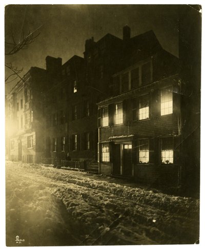 Pinckney Street, Boston, Mass, USA, c.1902-10 door Jessie Tarbox Beals