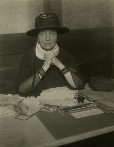 Rachel Crothers, ca. 1905-18 door Jessie Tarbox Beals