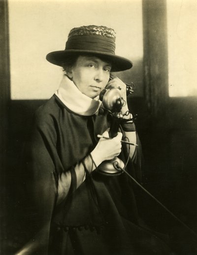 Rachel Crothers toneelschrijver, ca. 1905-18 door Jessie Tarbox Beals