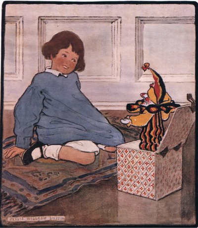 Sinds hij een kleine jongen was, dacht hij hoe leuk het zou zijn als Jack zou opduiken en "Hallo Frank!" zou roepen door Jessie Willcox Smith