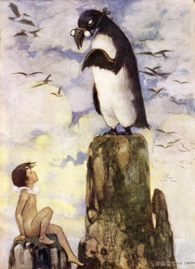 Illustratie voor The Water Babies door Charles Kingsley door Jessie Willcox Smith