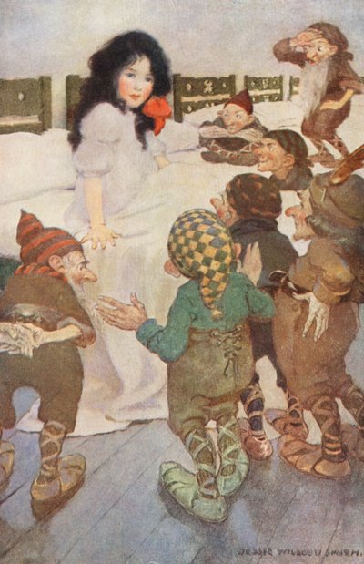 Sneeuwwitje en de Zeven Dwergen door Jessie Willcox Smith