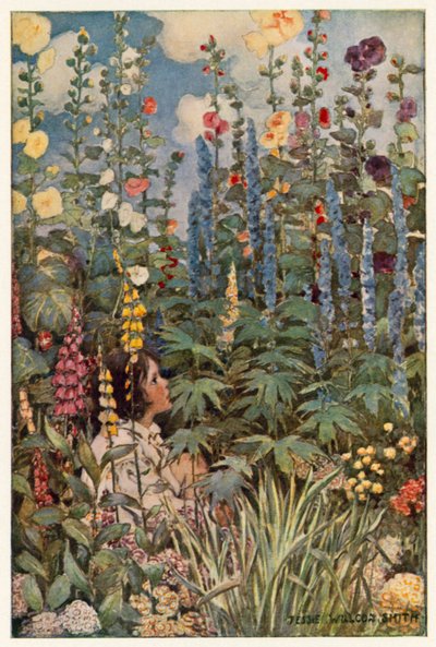 De bloemen door Jessie Willcox Smith