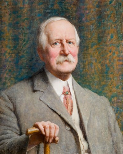 Portret van Jethro Anstice Cossins, 1912 door Jethro Anstice Cossins
