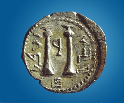 Munt uit de Bar Kochba-opstand, 134-135 door Jewish School