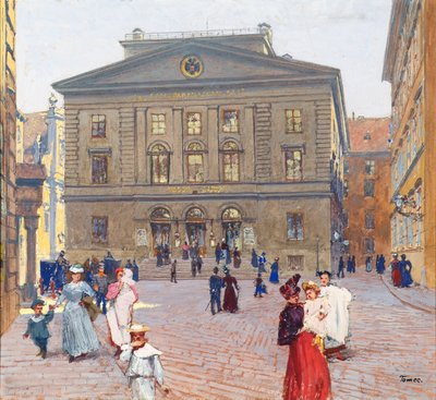 Het Postsparkassengebouw in Wenen door Jindřich Tomec