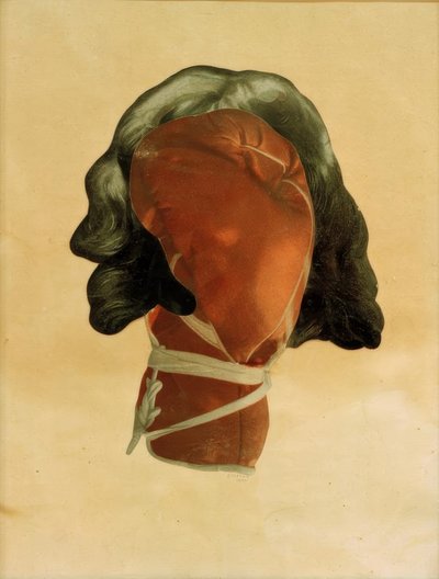 De Verplaatsbare Kast (hoofd handschoen) door Jindrich Styrsky