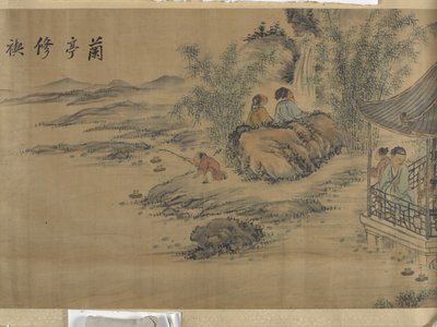 Verzameling bij het Lanting Orchid-paviljoen door Jiuru Chen