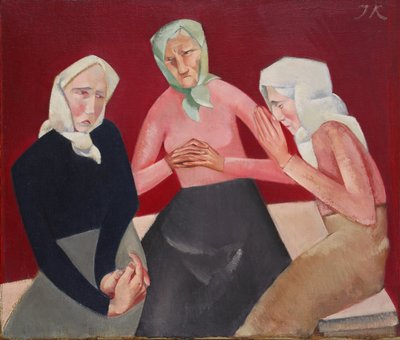 Drie oude dames door Jekabs Kazaks